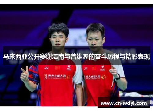 马来西亚公开赛谢浩南与曾维瀚的奋斗历程与精彩表现 马来西亚公开赛谢浩南与曾维瀚的奋斗历程与精彩表现