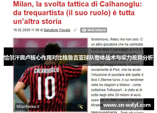 恰尔汗奥卢核心作用对比格鲁吉亚球队整体战术与实力差异分析 恰尔汗奥卢核心作用对比格鲁吉亚球队整体战术与实力差异分析